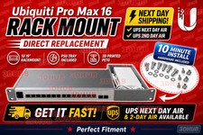 Ubiquiti Pro Max 16 Rack Mount  UniFi USW-Pro-Max-16 PoE  1U 19  PSU Tray