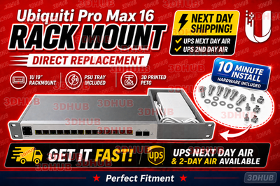 Ubiquiti Pro Max 16 Rack Mount | UniFi USW-Pro-Max-16 PoE | 1U 19