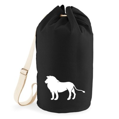Seesack Löwe Silhouette Geschenkidee Löwe Geschenk Präsent Mitbringsel Souvenir