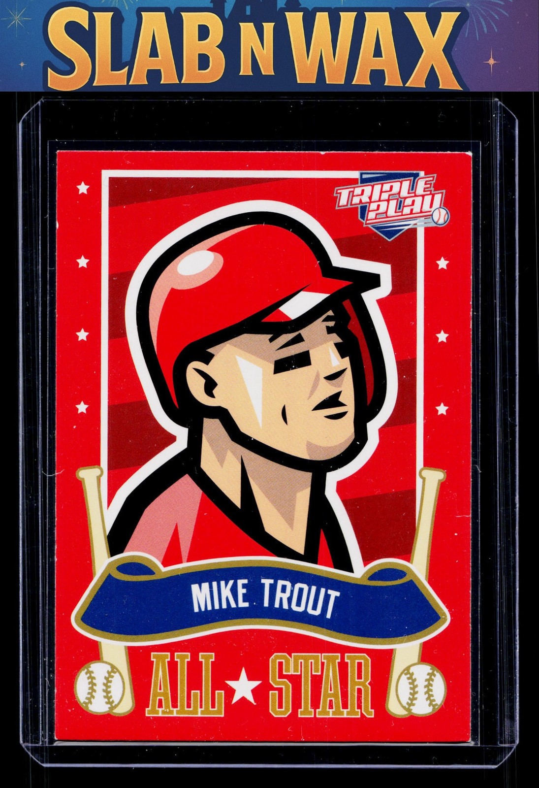 2013 Panini Triple Play Mike Trout #23 Los Angeles Angels All-Stars