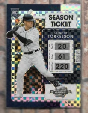 SPENCER TORKELSON 2022 PANINI OPTIC CHECKERED ROOKIE RC CARD #22 MLB