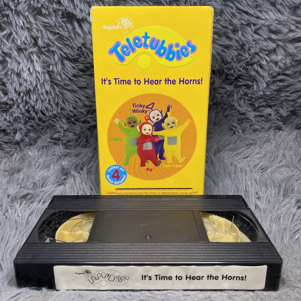 Teletubbies: It's Time to Hear The Horns! VHS Tape 2004 Cartoon