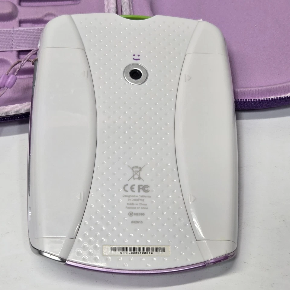 2 Two Leap Frog LeapPad 2 Explorer Touchpad Purple Green With 9 Games Carry Case - Image 4 of 4