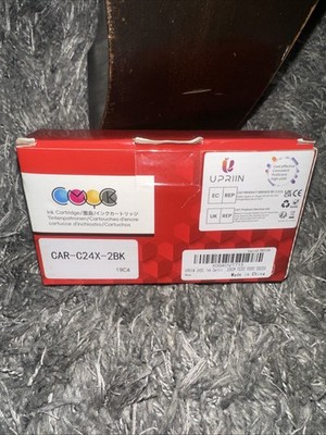2 Pack RAKUNI 245XL 246XL Black Color Ink Cartridges High Yield Capacity