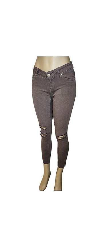 Blue Asphalt Grey Low Rise Skinny Jeans - Size 1