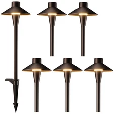 Leonlite 3Cct Low Voltage Pathway Lights, 12-24V Led Landscape Path Li