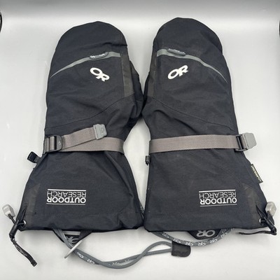 Outdoor Research Mt. Baker Goretex Mittens With Liners LARGE Black Unisex