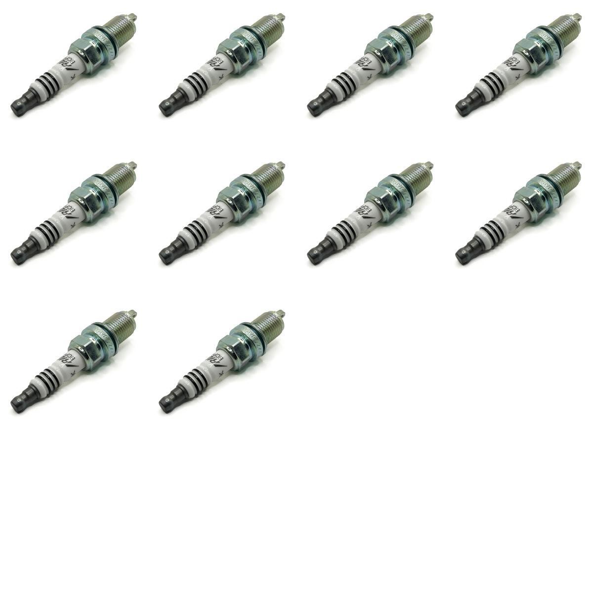 NGK BCPR7EIX Spark Plug Pack of 10 for Saab Volvo 850 900 9000 2.0L 2.3L 85-94