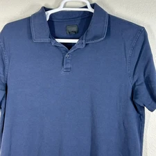 14th & Union Polo Shirt Mens XL Navy Short Sleeve 100% Cotton Casual Collared