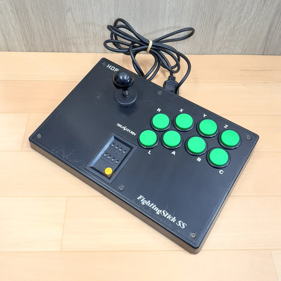 LOT 2 HORI FIGHTING STICK Sega Saturn in box REGION FREE *US TARIFF PAID - Image 2 of 4