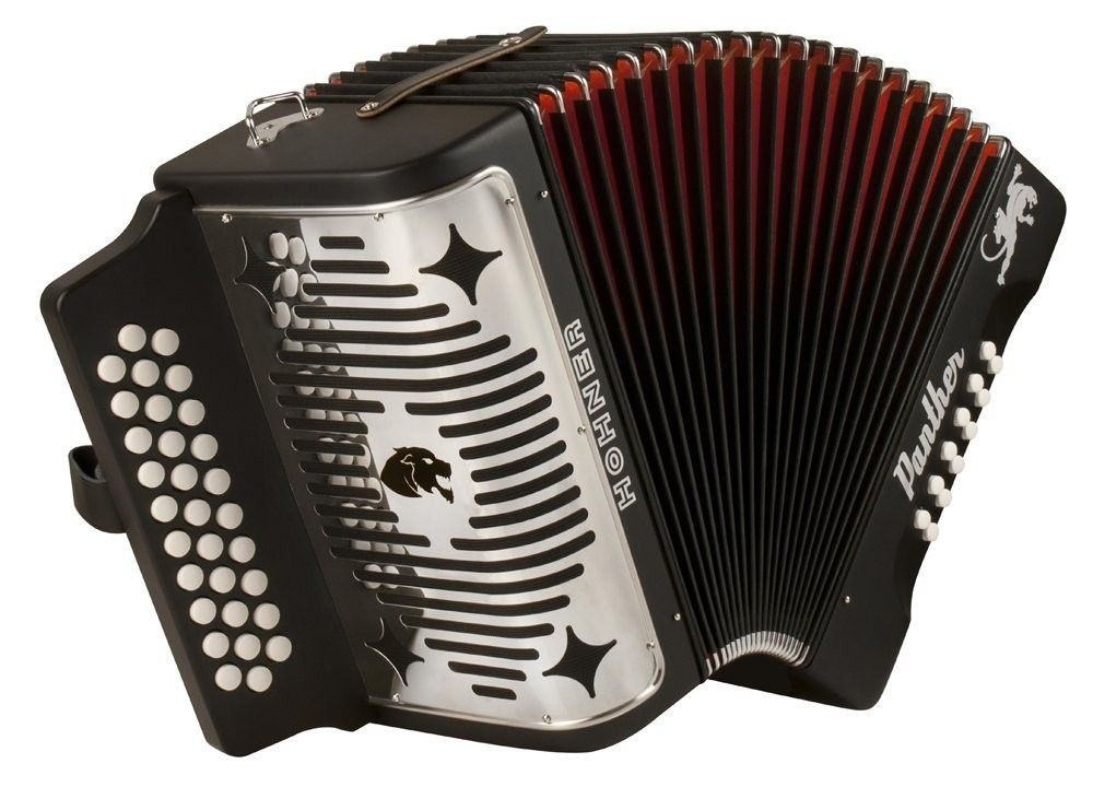 3-рядный диатонический аккордеон Hohner Panther Series в модели FBE 3100FBBEBBK 123790₽