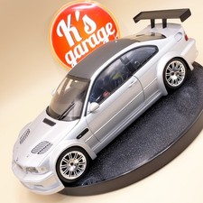 MINICHAMPS 1/18 BMW M3 E46 GTR STREET 2001 silver carbon roof Diecast 100012102