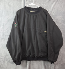 Tourney Pullover Jacket Mens Size XL Gore Tex Black Vintage Waterproof USA Made
