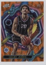 2023-24 Topps Cosmic Chrome Orange Galactic Refractor 5/25 Colby Jones #181 1pp0