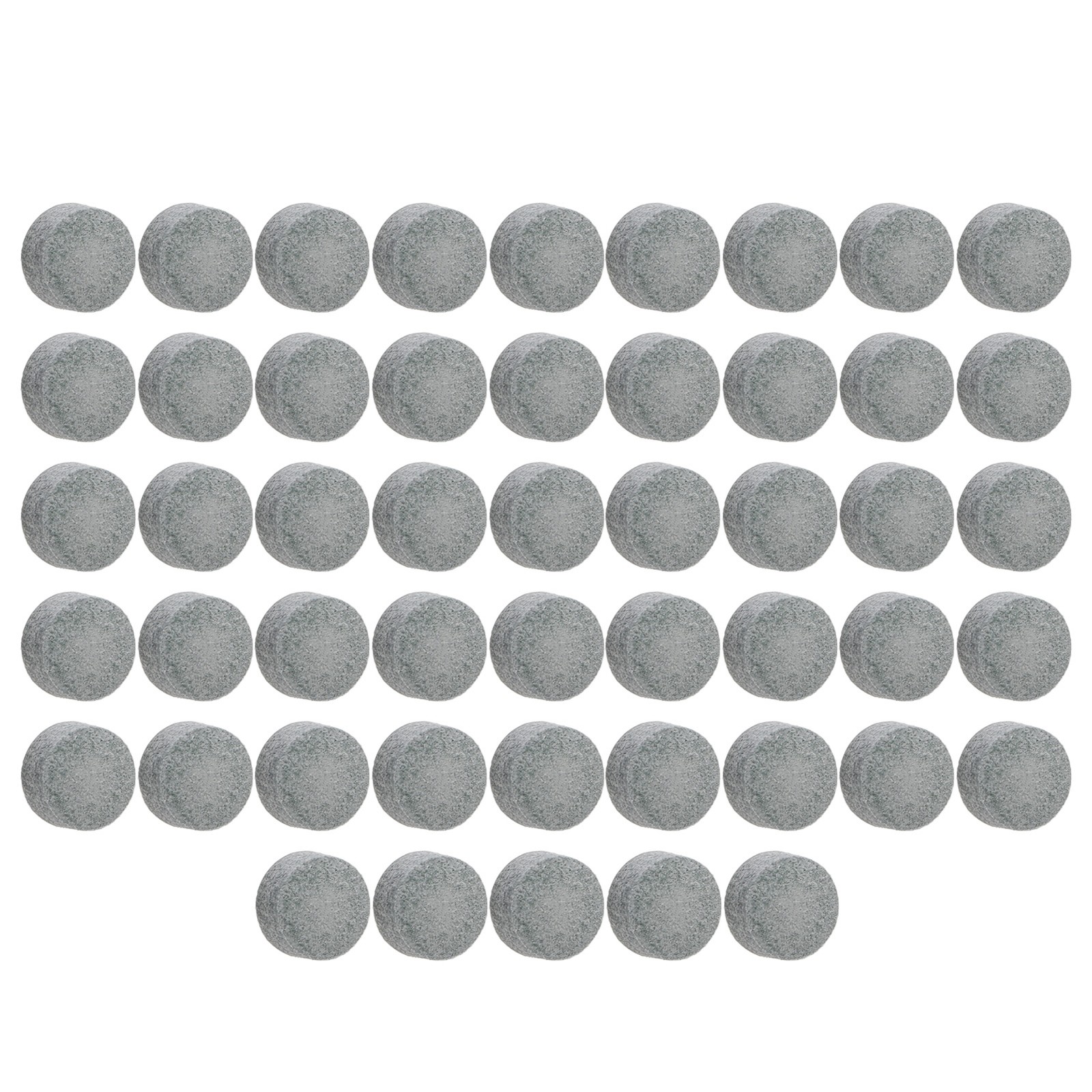 50Pcs Pool Cue Tips Leather Billiard Cue Stick Tip Grade B Replacement Tool For