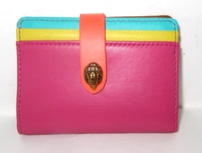 Kurt Geiger London Multi Color Card Holder Case Leather