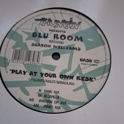 Blu Room - Play At Your Own Risk - UK 12'' Vinyl - 1996 - Thumpin Vinyl
