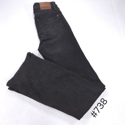 Judy Blue Boot Cut Button Zip Denim Medium Wash Jeans Womens Size 0/24R Black - Picture 1 of 8