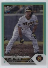 2023 Chrome NPB Nippon Professional Baseball Aqua Refractor Hinase Itsubo 0sk9