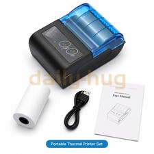 Thermal Printer, Mini Thermal Receipt Printers with 58mm Print Paper Roll Retail