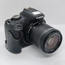 Leather Half Case Grip for Canon Eos 1300D 1500D 550D Rebel T6 T7 T2i Camera