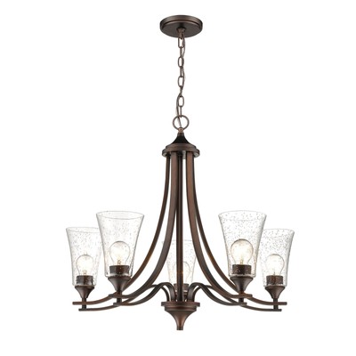 Millennium Lighting Natalie 5 Light Chandelier with Clear