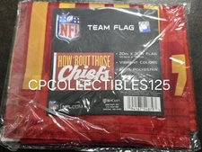 2025 Kansas City Chiefs Flag Red Friday 2025 HOW 'BOUT THOSE CHIEFS