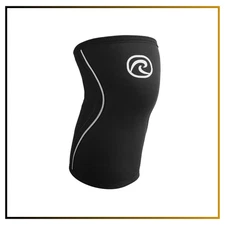 Knee Sleeves Black for Functional Training Powerlifting Weightlifting Large