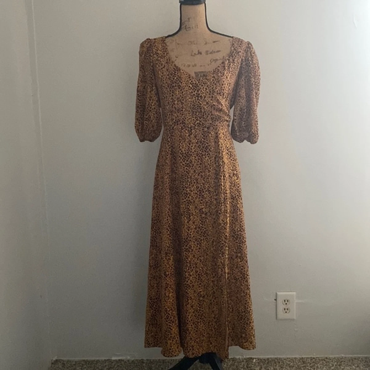 Wayf top leopard dress