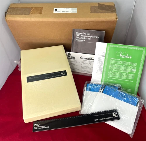 Unused? Acorn Z80 External Co-Processor BBC Including discs but no manuals