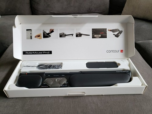 Brand New! Contour RollerMouse Pro 2 Model RM-PRO2-BLK - New In Box! - Picture 1 of 14
