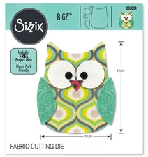 Sizzix Bigz Owl #6 die #800004 Retail $22.99 Cuts fabric!!