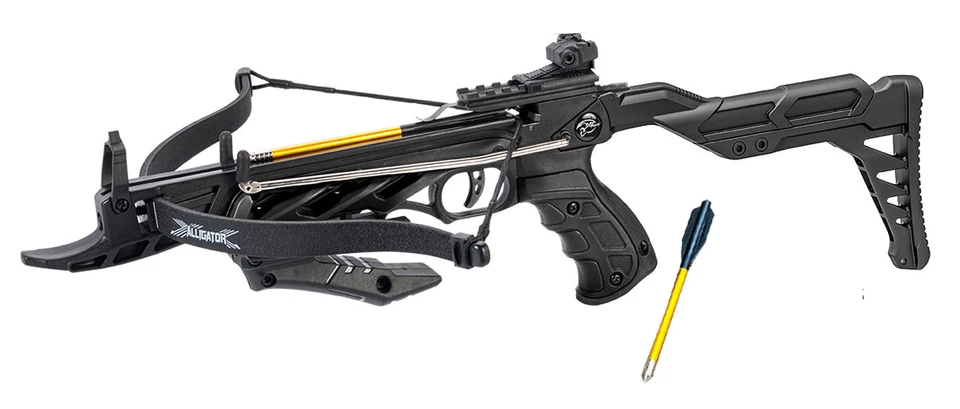 80 фунтов охотничий самовзвод пистолет арбалет 225 + FPS захват лук все черный - Изображение 2 из 3