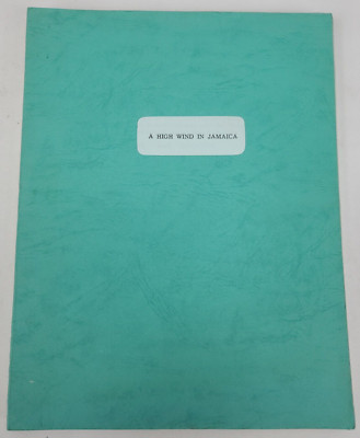 A HIGH WIND IN JAMAICA / Stanley Mann 1964 Screenplay, James Coburn pirates