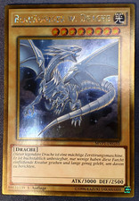 Blauäugiger Weißer Drache Neu! Gold Rare Holo Yugioh Deutsch MVP1 NM 1. Auflage