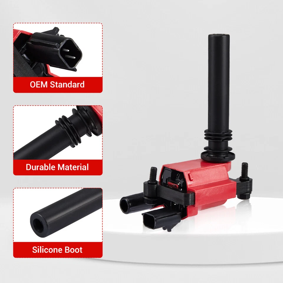 8* Ignition Coil Spark Plug and Wires For Dodge Ram 1500 2500 3500 5.7L V8 UF378 - Image 2 of 4