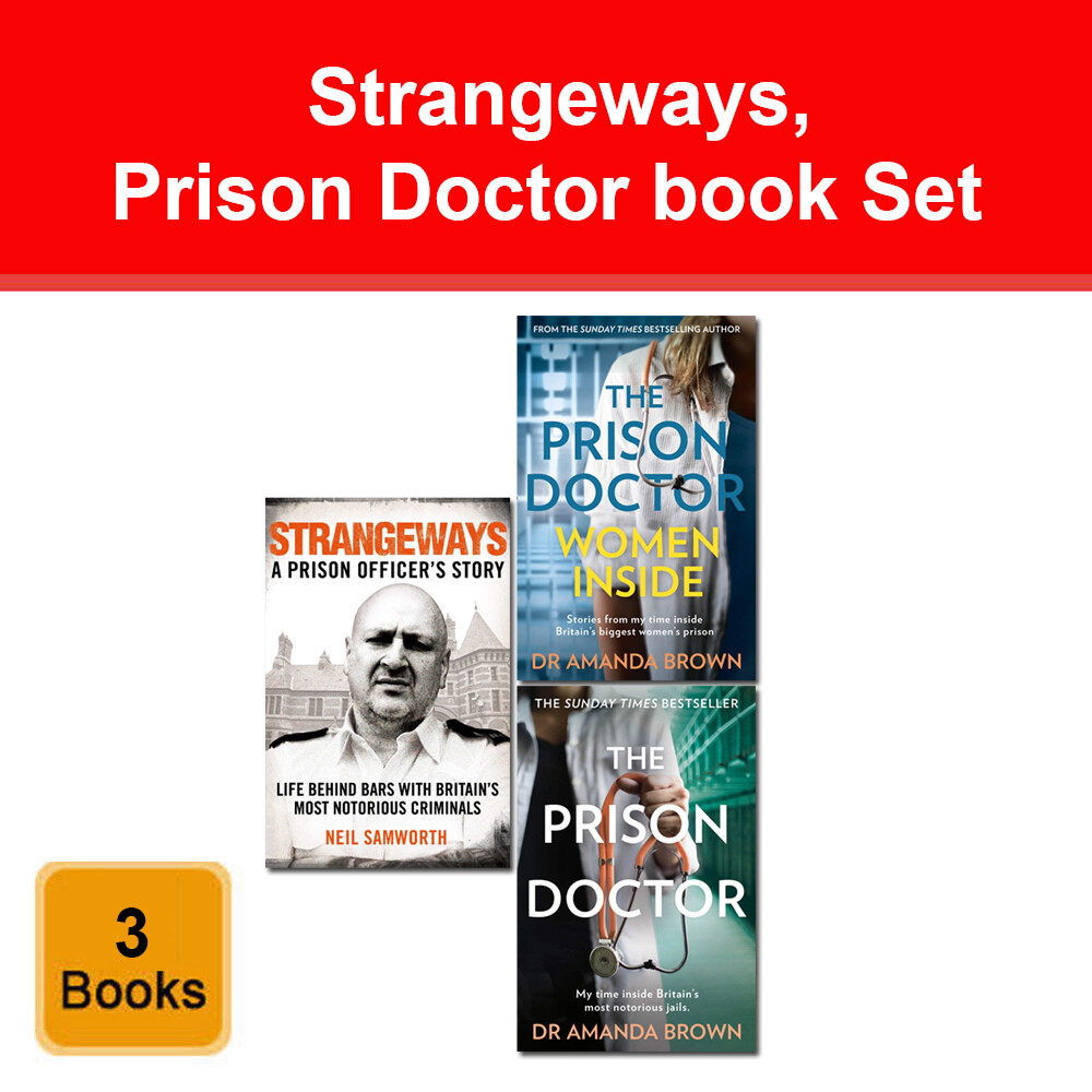 Strangeways A Prison Officer's Story, Prison Doctor Women Inside 3 Books Set NEW