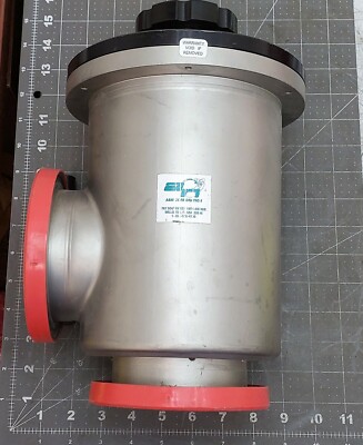 4  Manual HV Aluminum Angle Vacuum Valve A&N PAV400-LF-E-M NEW [A0S4] 