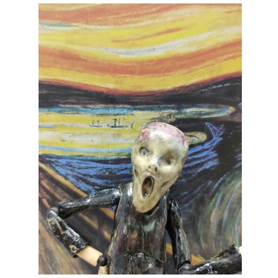 Edvard Munch The Scream figma sp086 Action Figure The Table Museum Freeing Model
