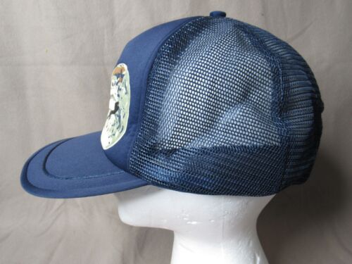 NASA Hat Kennedy Space Center Foam Mesh Rope Trucker Snapback Cap Vintage 80s - Picture 2 of 6