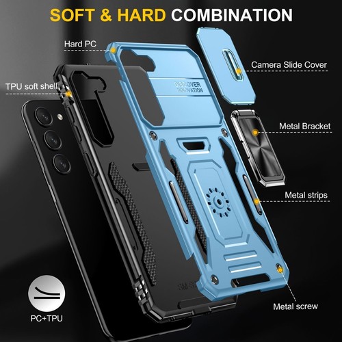 Etui na Samsung Galaxy S24 Plus 5G Ochrona Komórka Case Cover Etui na aparat Bumper - Zdjęcie 19 z 50