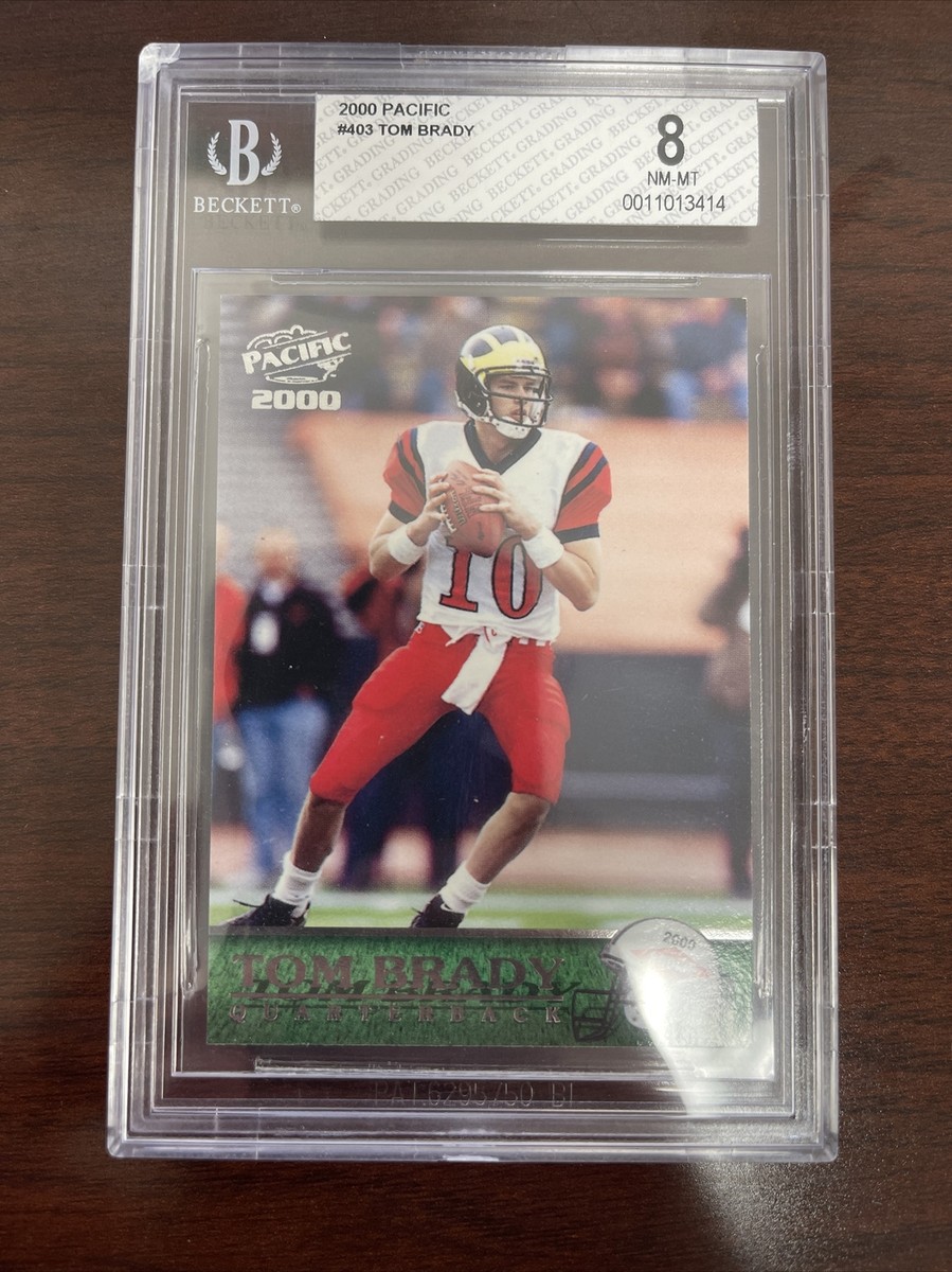 その他 2000 PACIFIC #403 TOM BRADY BGS 8.5 2000 Pacific #403 Tom Brady BGS 8 | eBay