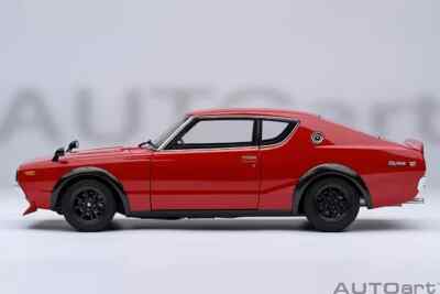 1/18 Nissan Skyline 2000GT-R (KPGC110) Tuned Ver. RHD Red Model By