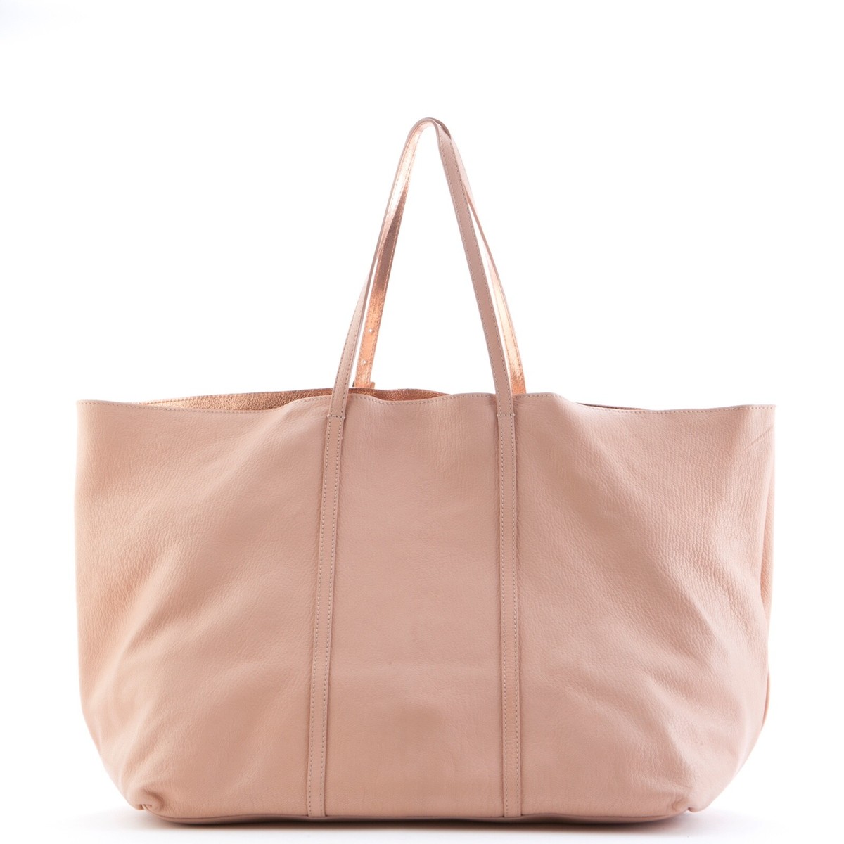 Jimmy Choo Calfskin Sasha Shopper Tote, Light Pink | eBay