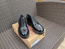 Ladies Black Lace Up Shoes by Schuh, Size EU 39 UK 6 Boxed