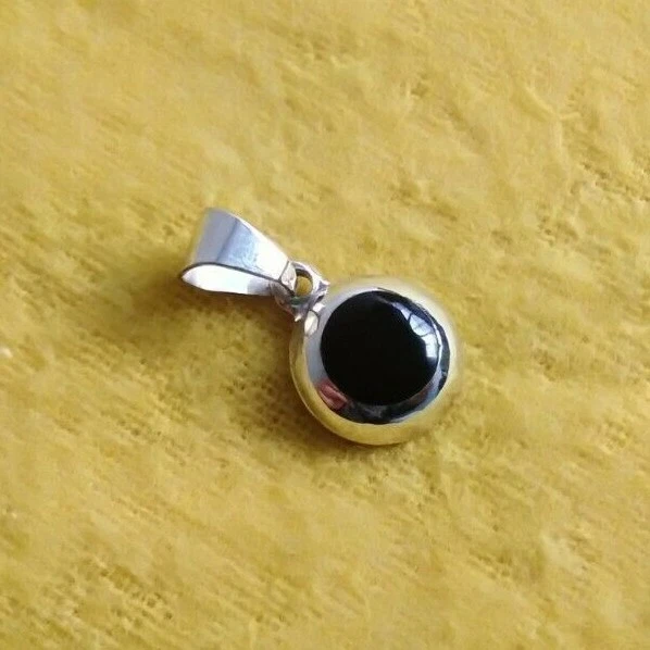 Ciondolo peruviano in argento 950 con pietra onice - Immagine 4 di 4