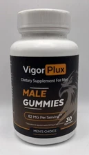 Vigor Plus Men's Boner Pills (Gummies) Health Support Energy 30Ct. EXP : 11/25