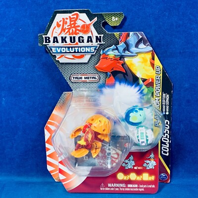 COLOSSUS Bakugan EVOLUTIONS PLATINUM POWER-UP 3-Pack NANO RIPTIDE Nano Siphon
