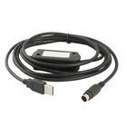 10ft schwarz USB zu RS422 PLC Programmier kabel für Mitsubishi USB-SC09 FX