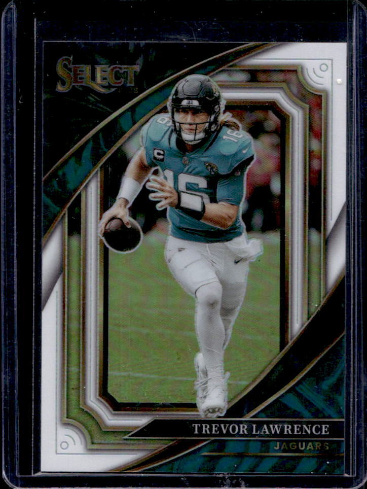 2022 Panini Select Trevor Lawrence White Prizm #/35 #349